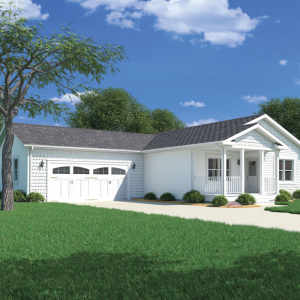 Delaware III | Size:1421 | Bed: 3 | Bath: 2 | 28x54 | Home Only $146,000