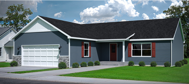 Louisville | Size: 1400 | Bed: 3 | Bath: 2 | 28x50 | Home Only $147,000