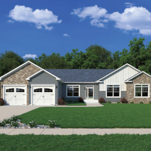 Hawthorn II | Size: 2380 | Bed: 3 | Bath: 2.5 | 72x42 | Home Only $224,000
